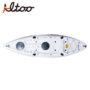 Kayak de Pesca Individual de 2.8m Ligero Sit-On-Top, Bote de Remos y Vela de HDPE y Polietileno - Product Image 3