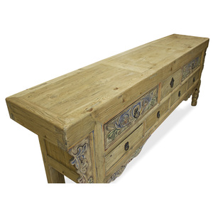 Mobile Console Vintage Asiatico Intagliato per Soggiorno, Riproduzione di <span class=keywords><strong>Mobili</strong></span> Antichi - Product Image 5