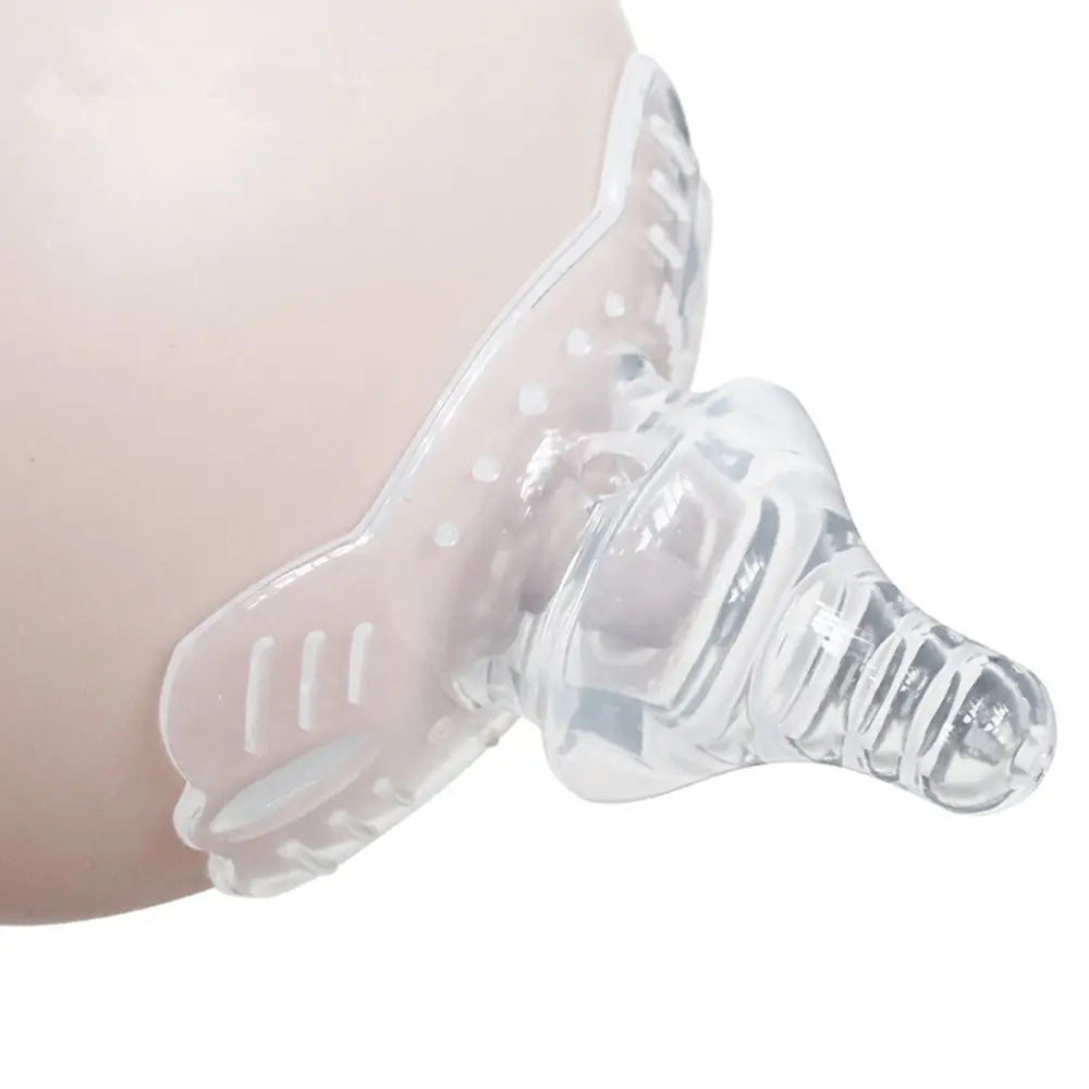 Bouclier de protection pour mamelons garçons et femmes, protection parfaite pour mères d'allaitement, avec mamelon inversée et alésé, avec étui de transport pour allaiter les mères