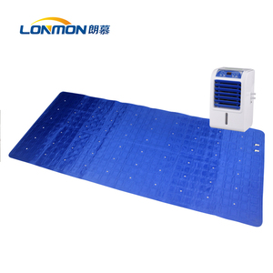 Colchón refrigerado de PVC personalizado Lonmon con almohadilla de colchón de refrigeración por agua con enfriador de aire de 12V CC - Product Image 1