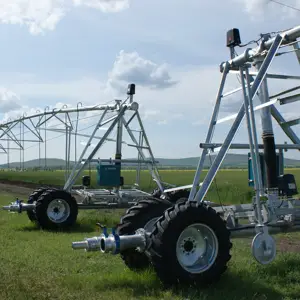 Four Wheels Linear Irrigation System / Lateral Move Center Pivot Irrigation System For Sale