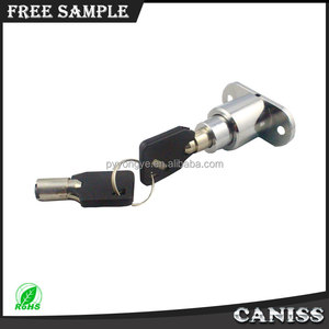 Seguridad 7 pasadores de seguridad de aleación de Zinc <span class=keywords><strong>mango</strong></span> tubular cerraduras y llaves para máquinas expendedoras - Product Image 4