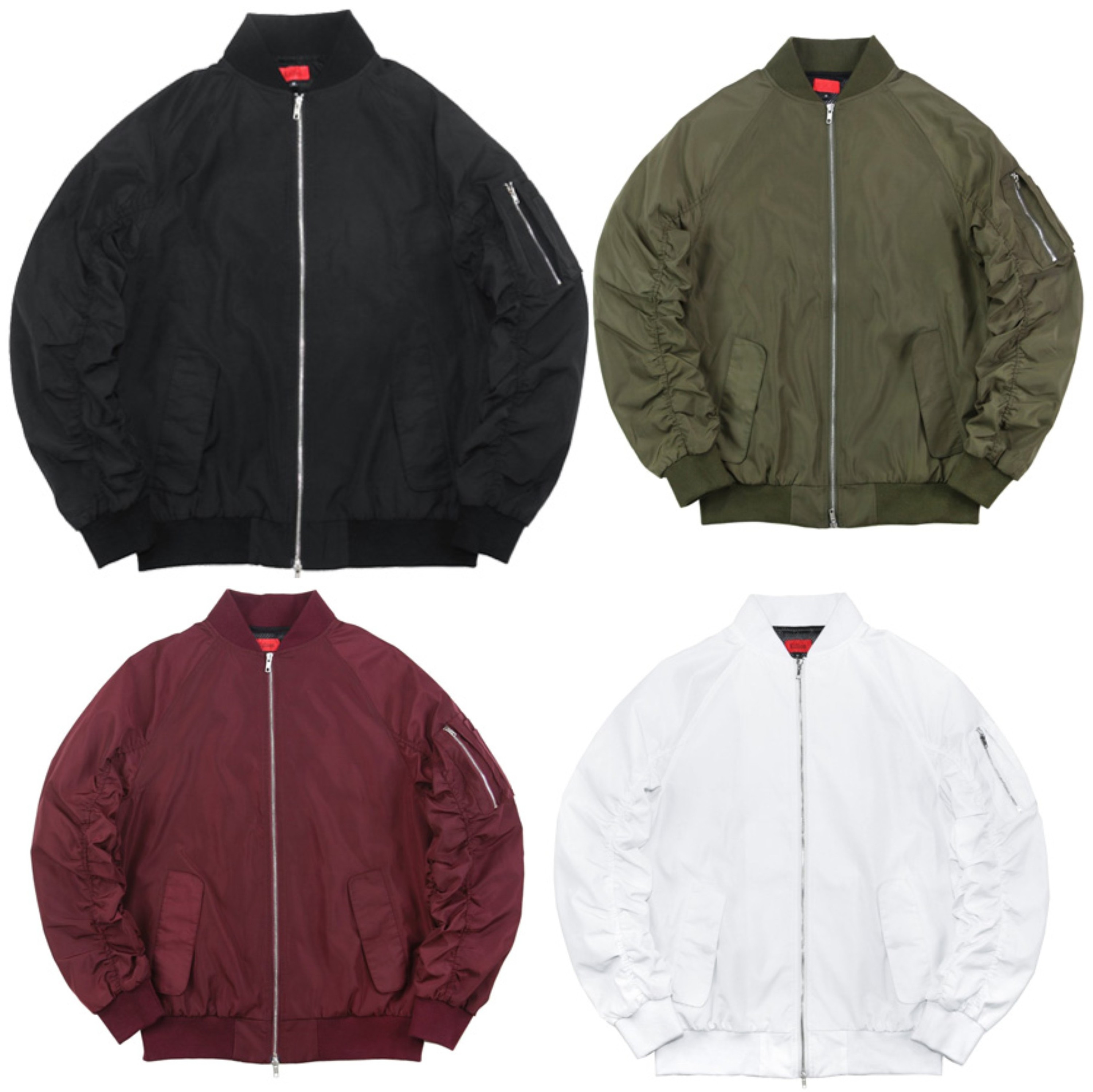 Power Punch Free Sample Custom Wholesale Raglan Sleeve Edition MA 1 Flight Men Bomber
