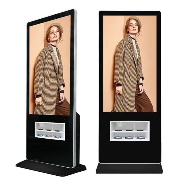 hot sale free standing 43 inch digital sigange 4g network wifi advertising displayer