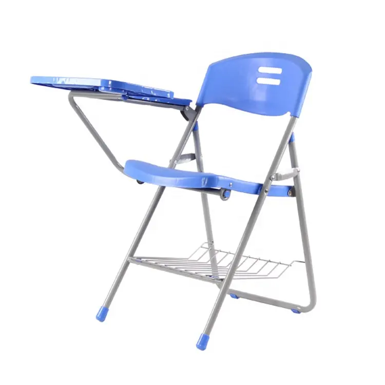Складной стул для учебы с блокнотом для письма, одноклассный стул для студентов, оптовая цена, бесплатная доставка (50 стульев) в Нидерланды