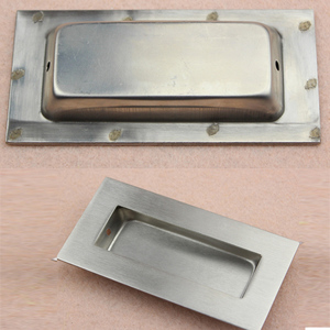 Thép không gỉ 304 giấu tuôn ra xử lý cửa trượt giấu kéo xử lý đồ nội thất xử lý với bảng điều khiển - Product Image 1