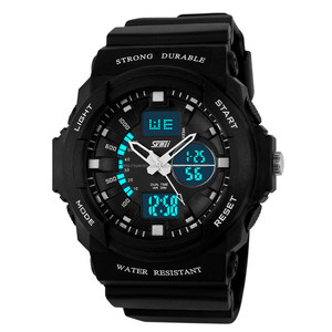Skmei reloj tienda de moda en línea tiempo dual impermeable de los hombres del deporte relojes #0955 - Product Image 2