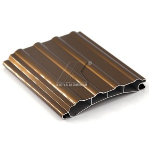 Accessoires de porte en aluminium personnalisés <span class=keywords><strong>Volet</strong></span> roulant en aluminium 55 mm Lamelle de <span class=keywords><strong>volet</strong></span> roulant en aluminium - Product Image 5