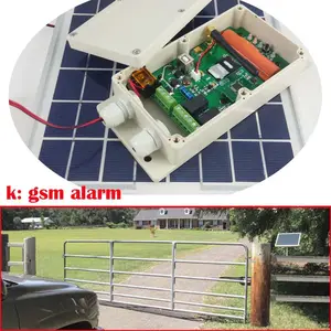 Best ontworpen gsm sms alarm, zonne-energie geëxploiteerd box alarm voor binnenlandse veiligheid en bescherming