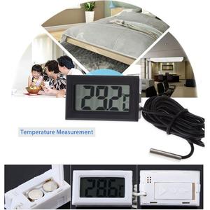 Handy Digital Temperatura Medidor Laboratórios Aquários Resposta Rápida PET Termômetro Aço Inoxidável Conveniente Design Plástico - Product Image 5