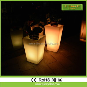 Alibaba gros maison/<span class=keywords><strong>jardin</strong></span>/partie/décoration de mariage étanches haute tech fleur vase/led pot de fleur - Product Image 5