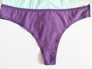 Taglie forti <span class=keywords><strong>6</strong></span> mutandine di cotone 95% di colore per le donne T- Back perizoma biancheria intima per gli Stati Uniti - Product Image 4