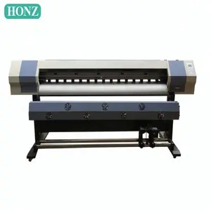 Honzhan Rộng Định Dạng 1.8 Mét Dung Môi Máy In Cho Flex Biểu Ngữ Dính Vinyl In Ấn