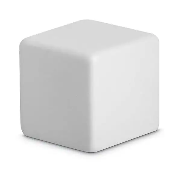 PU soft cube ball with logo printing