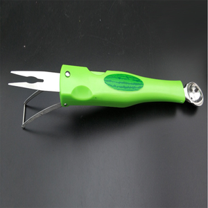 Phụ Kiện Nhà Bếp Sáng Tạo Pitaya Scoop <span class=keywords><strong>Mini</strong></span> Fruit Fork Công Cụ Cantaloup Kim Loại Trái Cây Baller - Product Image 3
