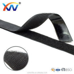 20mm negro adhesivo gancho y bucle de cinta con película de liberación - Product Image 3