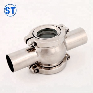 2026年中国卸売304サニタリーステンレス鋼2インチクロスパイプボール型サイトグラス - Product Image 3