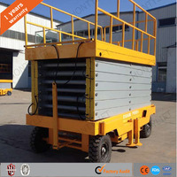 Échelle hydraulique mobile à ciseaux réglable de 16 m à vendre