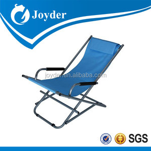Mecedora plegable de alta calidad, cubierta de sol, playa, pesca, Camping, playa, Patio de Metal, jardín, ocio al aire libre, bolsa OPP