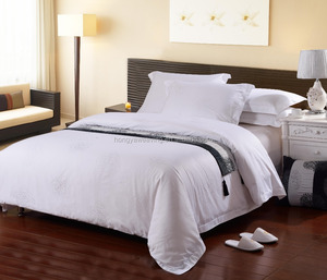 Fornitori della cina ventuno jacquard set biancheria da letto per hotel usato - Product Image 1