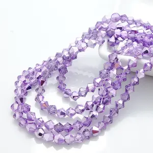 Crystal Glass Bicone Beads 2mm 3mm 4mm 6mm