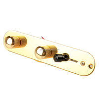 Telecaster chargé 3 voies interrupteur plaque de commande Tele guitare, or, adaptateur GD