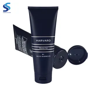 Cosmetic Packaging Supplier 100ml Matt Body Lotion Cosmetic Plastic Tube Packaging For Men