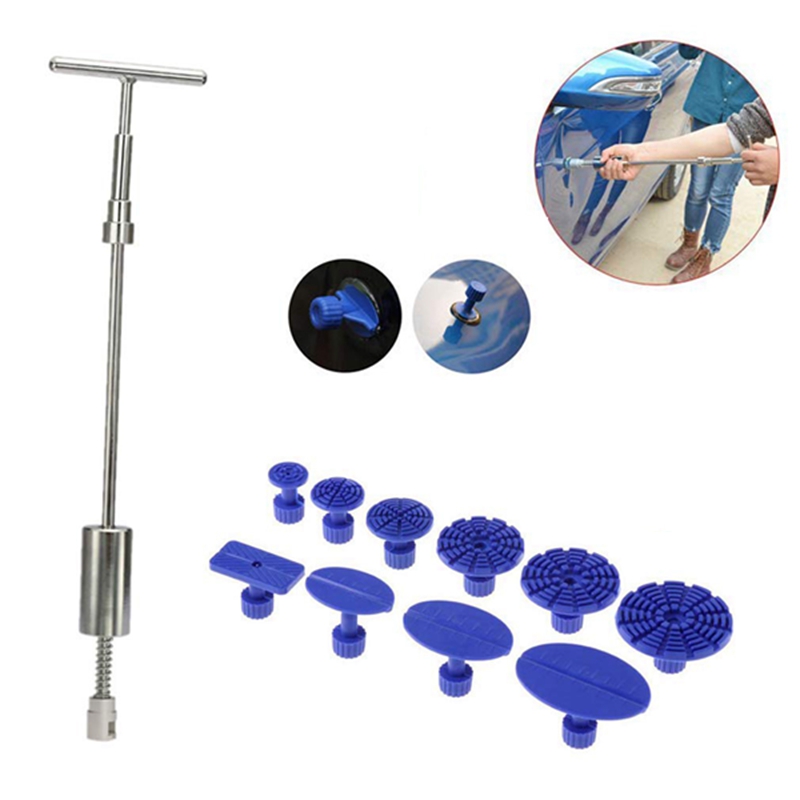 Прямая поставка, автомобильный съемник для ремонта вмятин, инструмент, подъемник вмятин без комплекта для удаления краски, съемник, захват, профессиональный молоток для скольжения, Т-образный инструмент