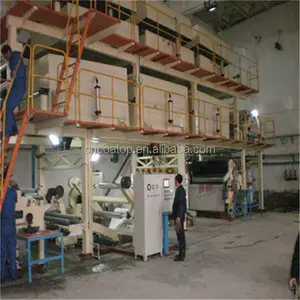 JRX ATM POS paper roller coating machinery with 2 blades knife and dry ovens with high temperature for dry paper coating