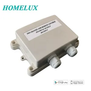 Homelux interruptor remoto inalámbrico GSM, mando a distancia SMS, Domótica encender relé ON OFF by Mobile