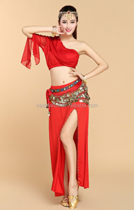 BestDance <span class=keywords><strong>Costume</strong></span> Sexy per Danza del Ventre, Set con Top, <span class=keywords><strong>Reggiseno</strong></span>, Sciarpa per Fianchi e Gonna, <span class=keywords><strong>Costume</strong></span> per Carnevale - Product Image 3