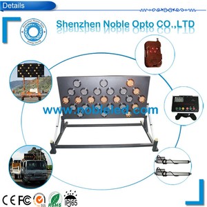 Tablero de flecha Led para remolque, señal de tráfico montada en camión, 1200x600mm - Product Image 5