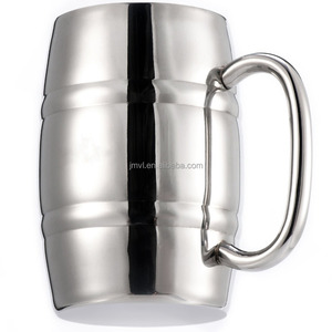 Doble pared 16 oz con aislamiento de aire <span class=keywords><strong>cerveza</strong></span> taza de <span class=keywords><strong>cerveza</strong></span> de acero inoxidable - Product Image 4