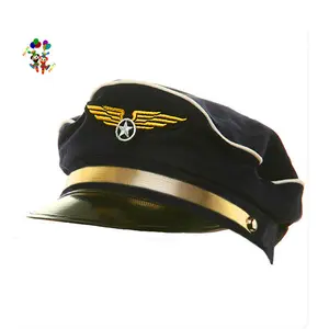 Costume de pilote de capitaine d'avion pour adulte, chapeaux HPC-2092