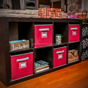 Ngăn Kéo Vải Hình Khối Có Thể Gập Lại Với Tay Cầm Và Nhãn Giữ - Product Image 5