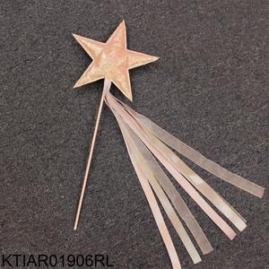 Glitter Star Fairy <span class=keywords><strong>Wands</strong></span> mit Bändern <span class=keywords><strong>Princess</strong></span> <span class=keywords><strong>Wands</strong></span> For Kids - Product Image 5