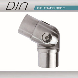 Adjustable Stainless Steel Handrail Elbow Joint for Stair <b>Railings</b> <b>Wall</b> <b>Mounted</b> Modern Design - Product Image 1