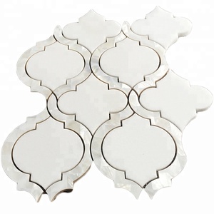 Lanterna lucido commercio all'ingrosso di <span class=keywords><strong>pietra</strong></span> <span class=keywords><strong>naturale</strong></span> <span class=keywords><strong>mosaico</strong></span> di marmo - Product Image 4