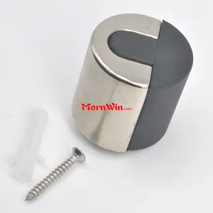 Household Stainless Steel Door Stopper With Rubber