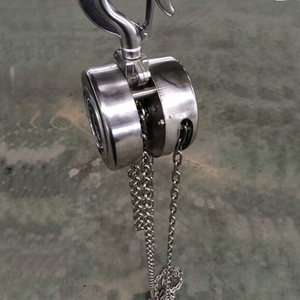 304 kerekan Stainless Steel 1 Ton rantai Manual <span class=keywords><strong>Hoist</strong></span> harga murah - Product Image 1