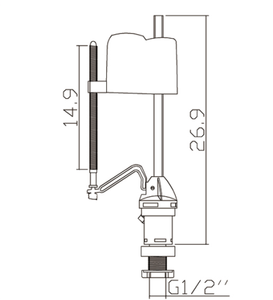 Tanque de agua para inodoro, válvula de descarga flotante de plástico ABS, ahorro de agua, MT-034, <span class=keywords><strong>precio</strong></span> al por mayor - Product Image 2