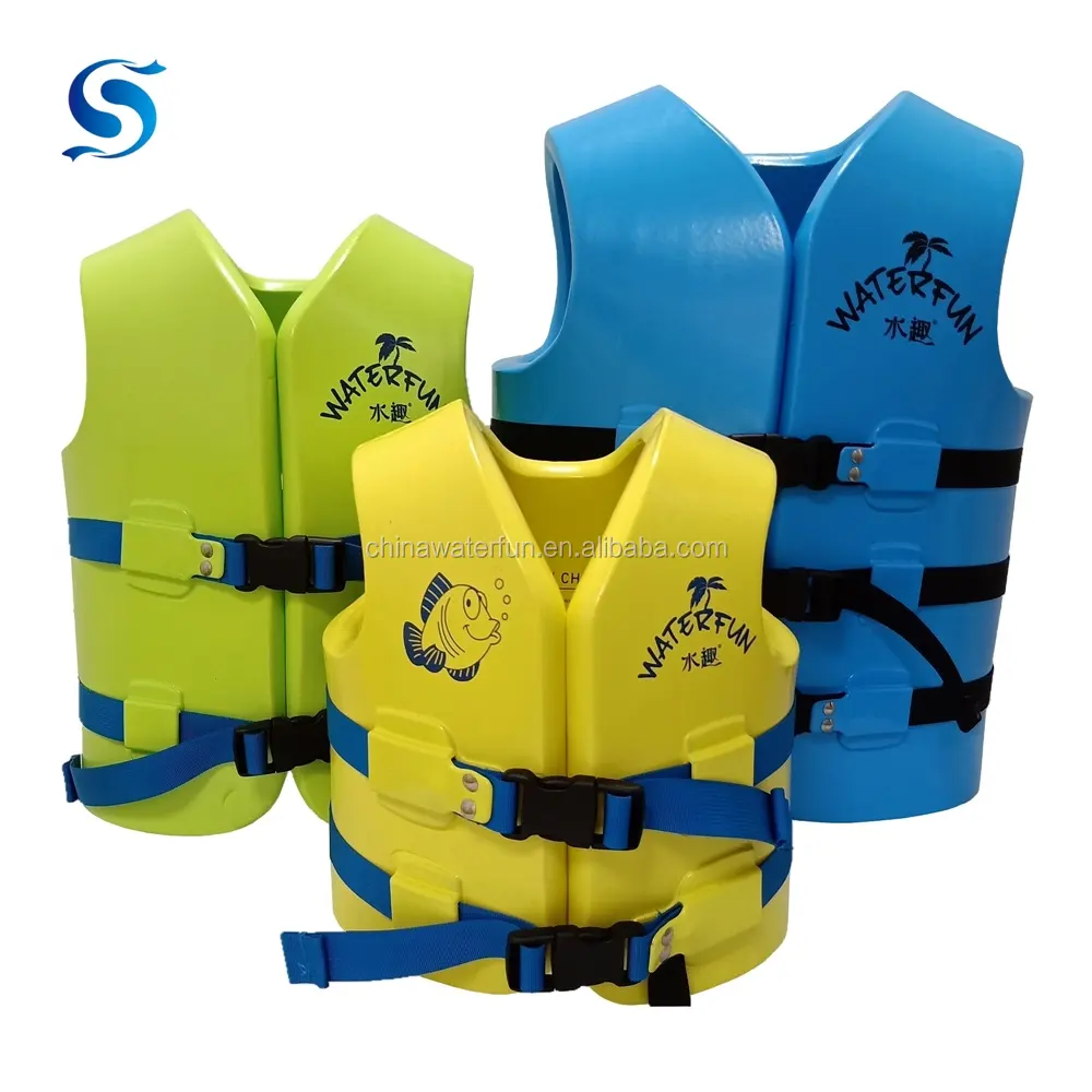 High qualität nach Vinyl Coated Foam Swim Vest Life Jacket leben weste für Water Parks