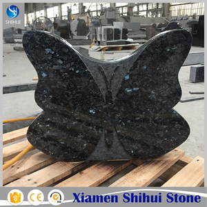 ผีเสื้อสีฟ้าหินแกรนิต <span class=keywords><strong>Headstone</strong></span> อนุสาวรีย์ราคาสำหรับ UK - Product Image 2