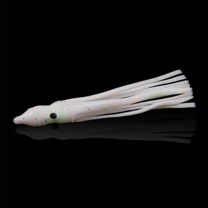 50 pz/borsa 7.5cm di plastica morbida polpo esche da pesca per Jigs colore misto Silicone polpo gonna artificiale Jigging esca - Product Image 3