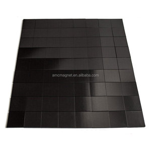 Personnalisé Découpé bloc Forme Ronde Aimants Industriels Feuille Magnétique En Caoutchouc - Product Image 1