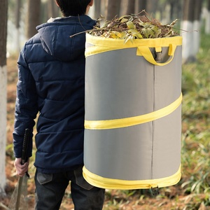 One99 — sac de <span class=keywords><strong>jardin</strong></span> pliable en <span class=keywords><strong>feuilles</strong></span> de pelouse, seau de déchet à 30 gallons, collection écologique - Product Image 6