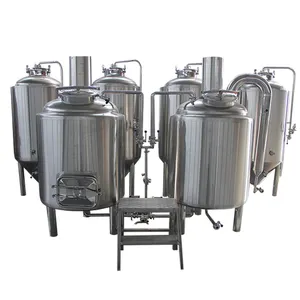 Mini sistema de fabricação de cerveja, equipamento industrial de cerveja