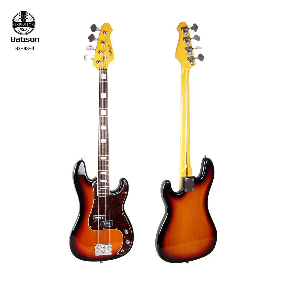 BX-B3-4 4 Strings Babson Bass Guitar Electric Solid Wood With High Quality And Happy Price