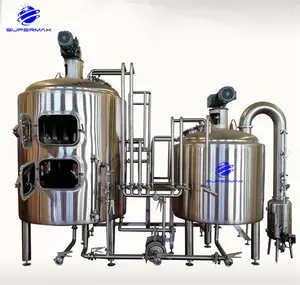 2 tanks 3 vessles 1000L beer brewing equipment for brewery