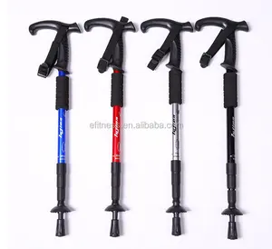 Hot selling Lightweight Portable Collapsible Multifunctional Climbing Stick Outdoor Walking Sticks Trekking Pole